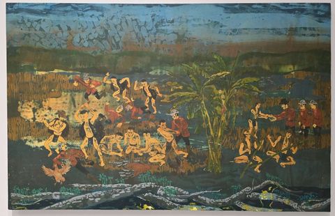 Exhibition view of ‘Simulation & Abor Wars’ at Arthshila Kochi.