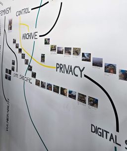 Exhibition view of ‘The Panopticon’ at VKL Warehouse, Kochi-Muziris Biennale 2025–26.
