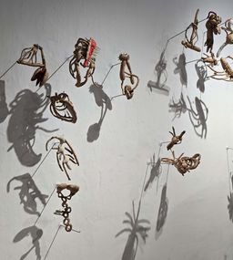 Exhibition view of ‘What absence carries’, Kochi-Muziris Biennale 2025–26, Mattancherry.