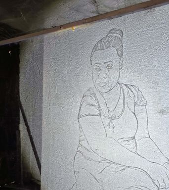 Exhibition view of ‘In(visible)habiting’ at BMS Warehouse, Kochi-Muziris Biennale 2025–26.