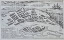 Old engraved map titled 'The City of Cochin'