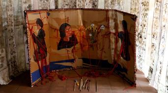 Exhibition view at David Hall Art Gallery, Fort Kochi, Kochi-Muziris Biennale 2025–26.