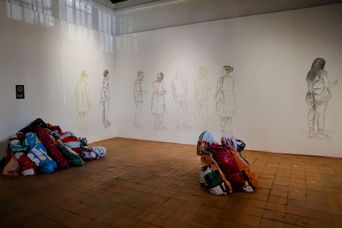 Exhibition view at David Hall Art Gallery, Fort Kochi, Kochi-Muziris Biennale 2025–26.