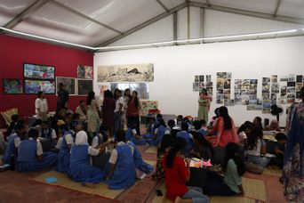From the 'Math Meets Art' workshop at Bastion Bungalow, Fort Kochi.