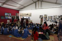 From the ‘Math Meets Art’ workshop at Bastion Bungalow, Fort Kochi.