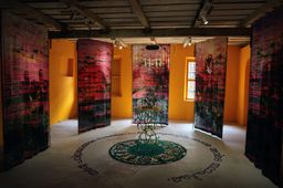 At Devassy Jose & Sons, a Kochi-Muziris Biennale venue in Mattancherry.