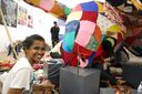 From the upcycled soft-sculpture workshop at ABC Art Room, Fort Kochi Water Metro station.