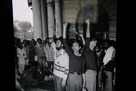 At the Jail of Freedom Struggle, Fort Kochi, a Biennale exhibition venue.