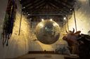 Exhibition view inside Anand Warehouse, Kochi-Muziris Biennale 2025–26.