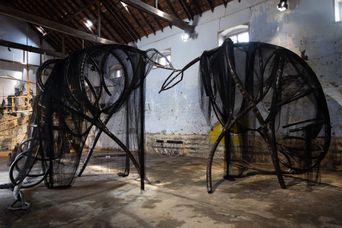 Exhibition view, Kochi-Muziris Biennale 2025–26, Mattancherry.
