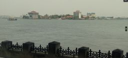 Modern harbour at Cochin, developed through the efforts of Sir Robert Bristow. Photograph taken on 20 March 2017.