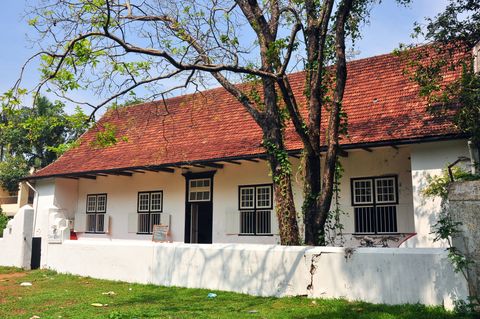David Hall Art Gallery and Cafe in Fort Kochi, Kochi. Photograph taken on 13 March 2016.