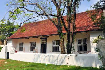 David Hall Art Gallery and Cafe in Fort Kochi, Kochi. Photograph taken on 13 March 2016.