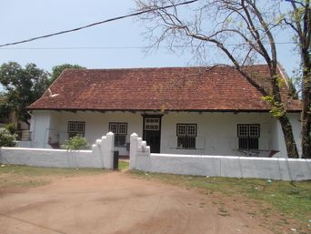 Colonial Dutch David Hall bungalow, built in 1695, Fort Kochi. Photograph taken on 9 March 2016.