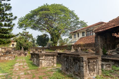 Dutch Cemetery in Fort Kochi, Kochi. Photograph taken on 27 March 2025.