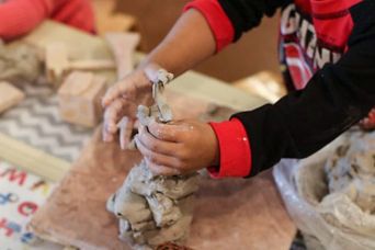 From a children’s clay workshop in Mattancherry.